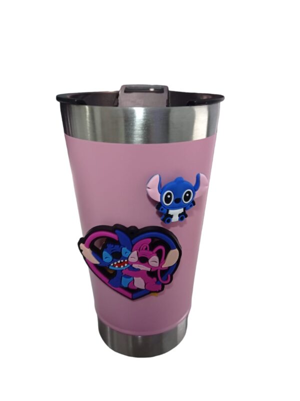 Lilo Stitch Copo Personalizado Inox Termico Aço 493ml - Image 5